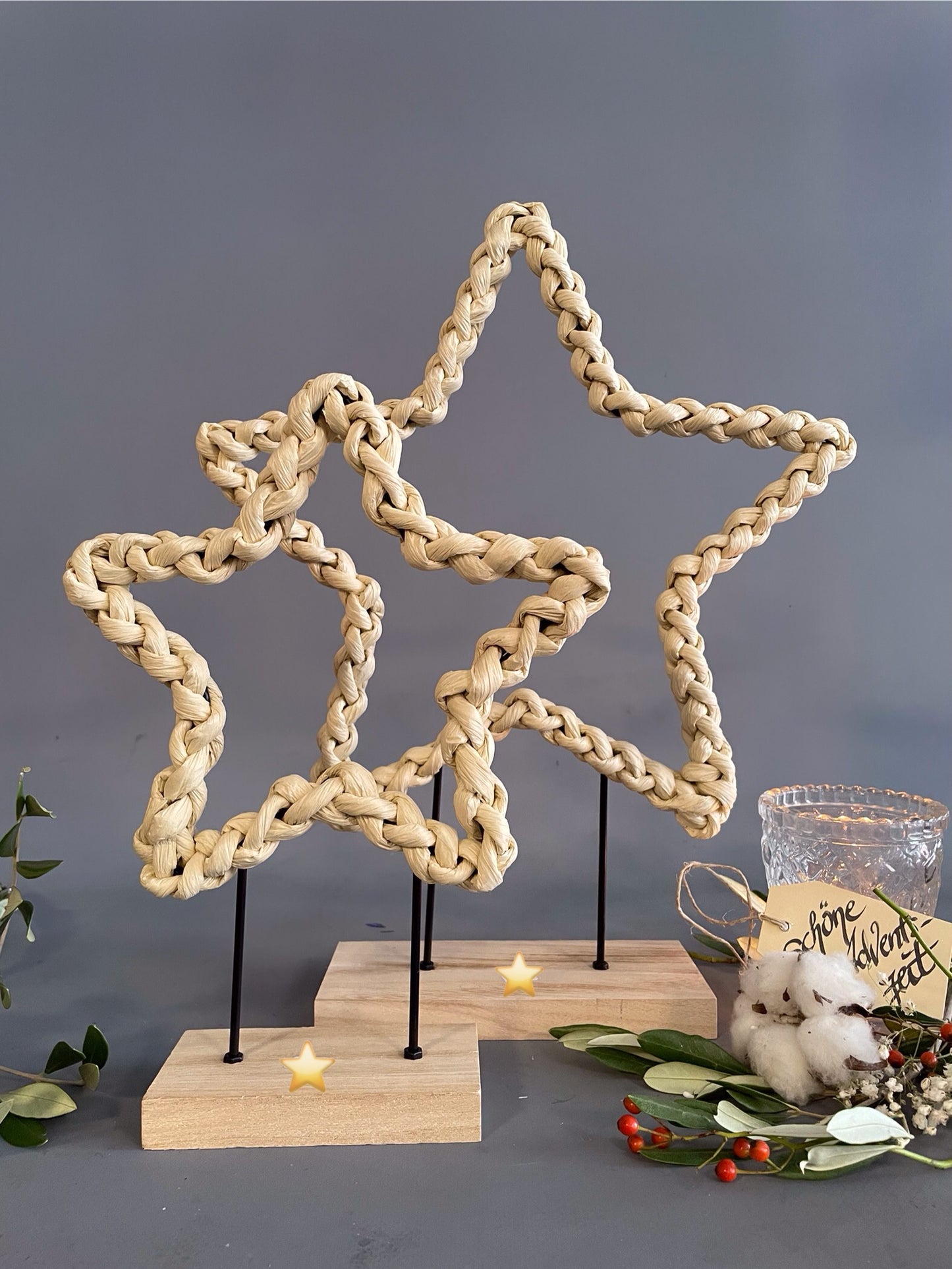 Stern  stehend Creme