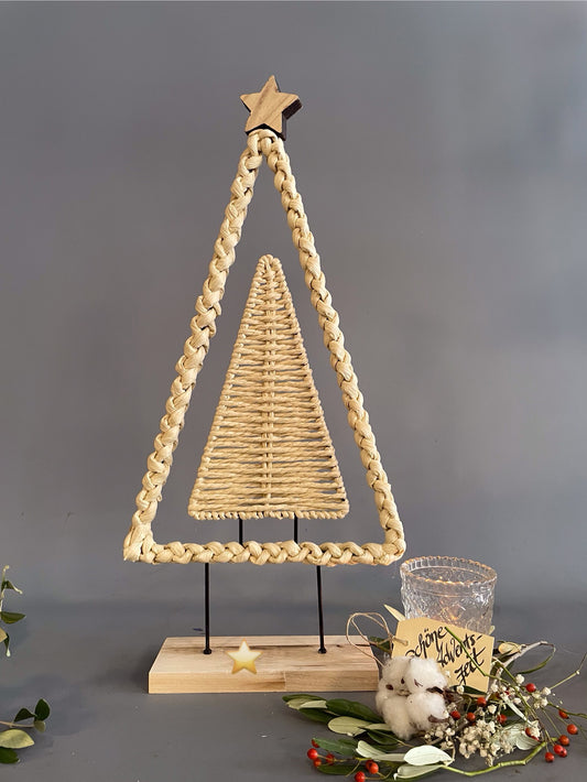 Tannenbaum stehend Creme