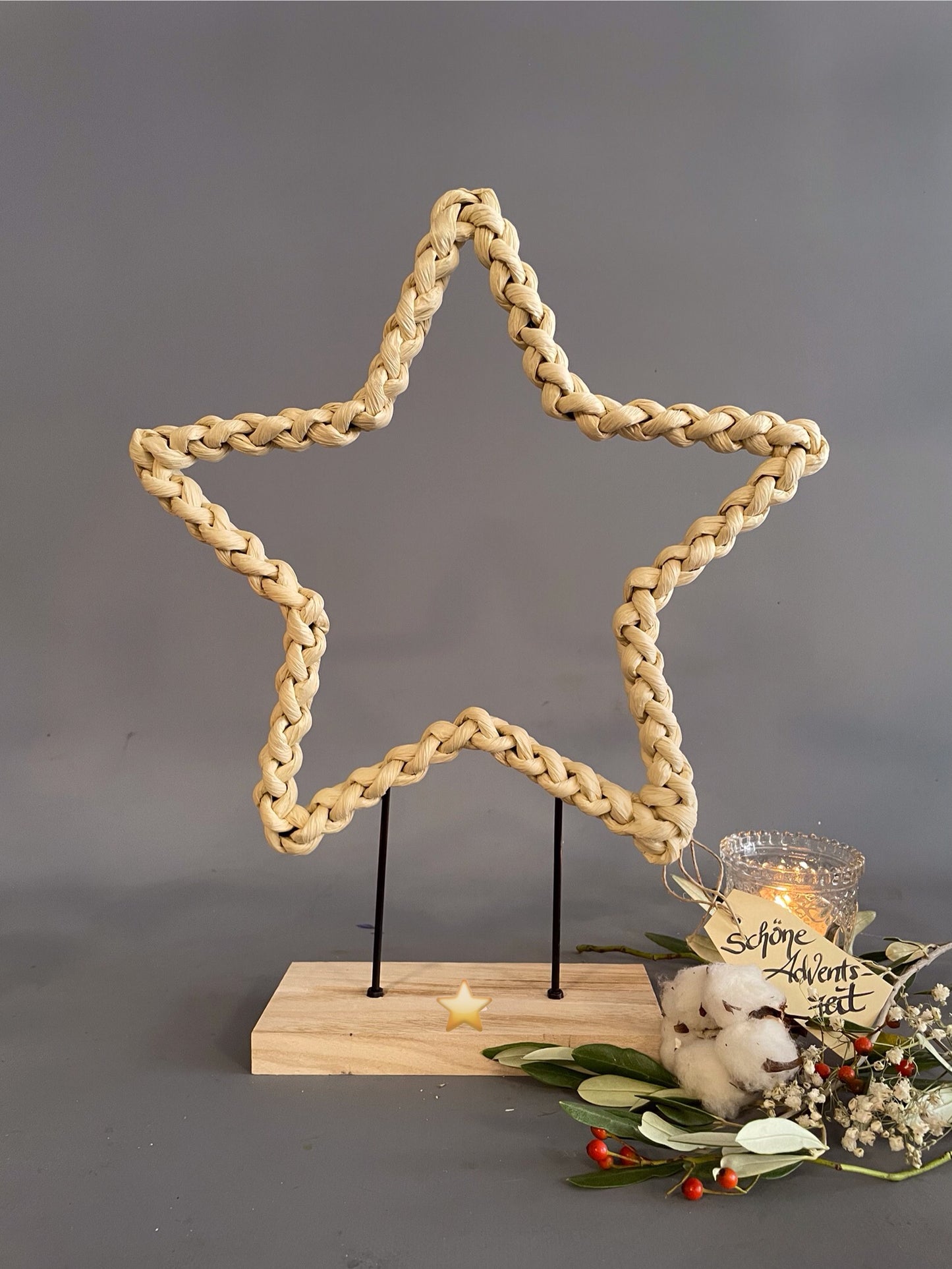 Stern  stehend Creme